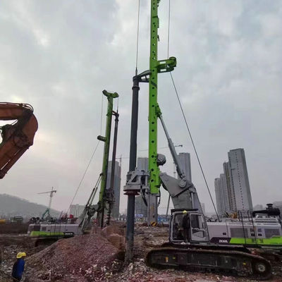 Impianto di perforazione idraulico 65m usato della perforazione a rotazione di ZR360L 360KN.M Construction Piling Machine 58m